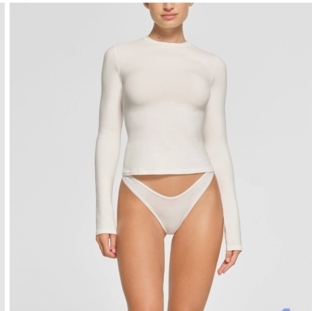 Skims Cotton long sleeve top